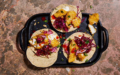 Easy Fish Tacos from The Shortcut Cook by Rosie Reynolds